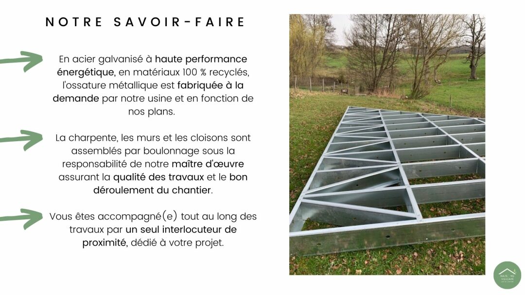 Tout savoir sur les constructions en acier Maisons Vulcain